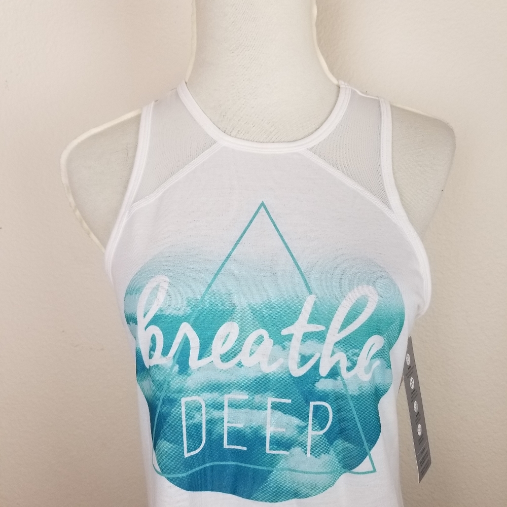 NWT Ideology graphic tank, small.